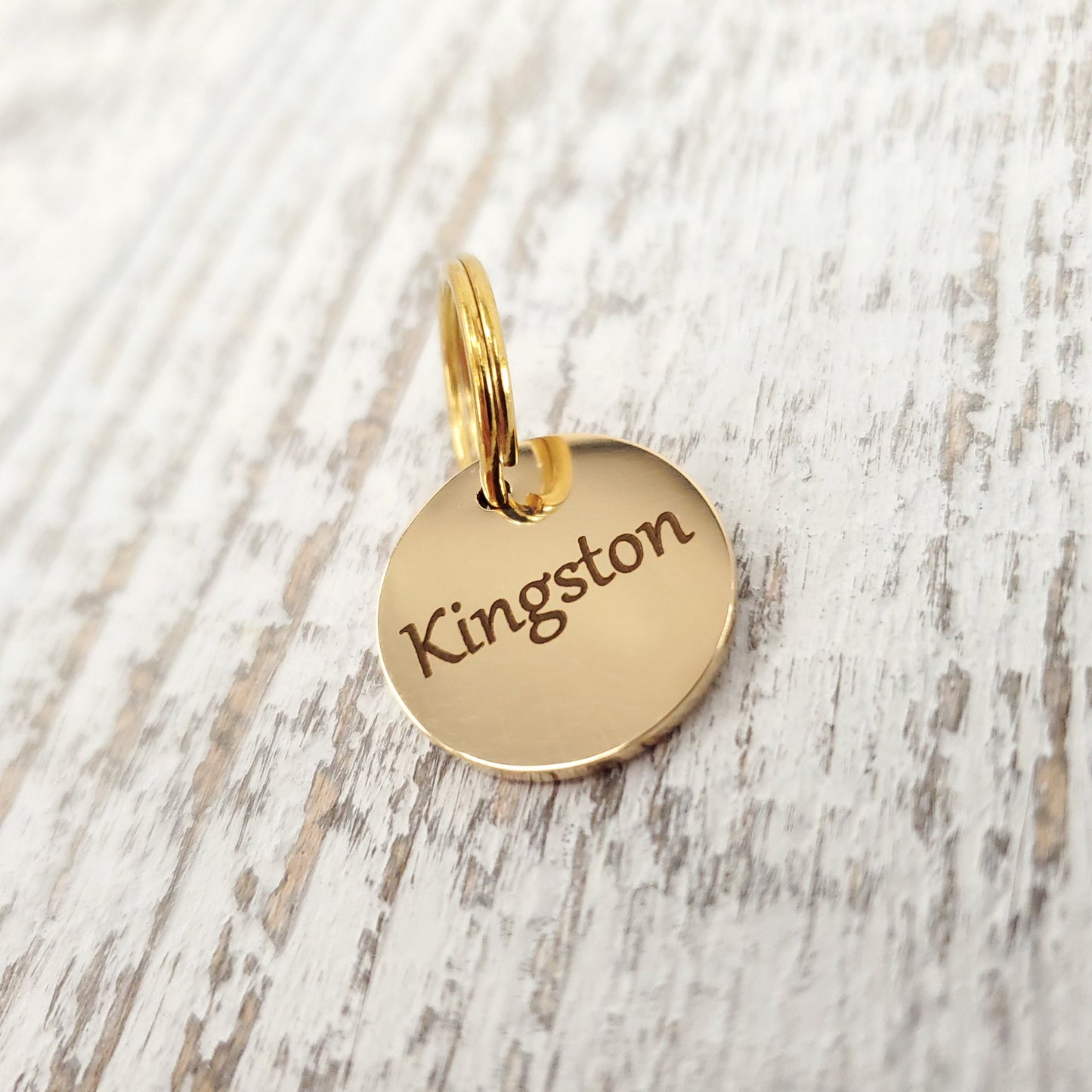 Custom Engraved Bridle Tag 20mm  – Brass