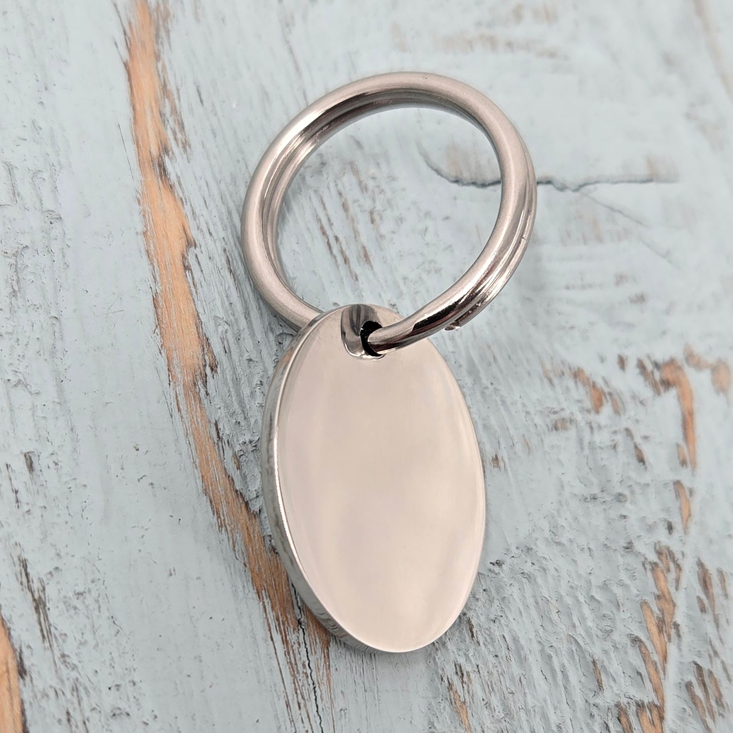 Stainless Steel Oval Horse Tack Tag - 20 x 25 mm - Custom Engraved - Bridle | Blanket | Halter