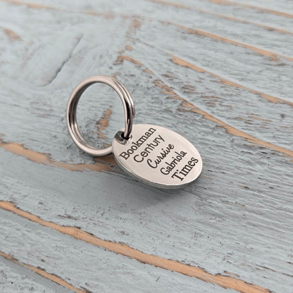Stainless Steel Oval Horse Tack Tag - 20 x 25 mm - Custom Engraved - Bridle | Blanket | Halter