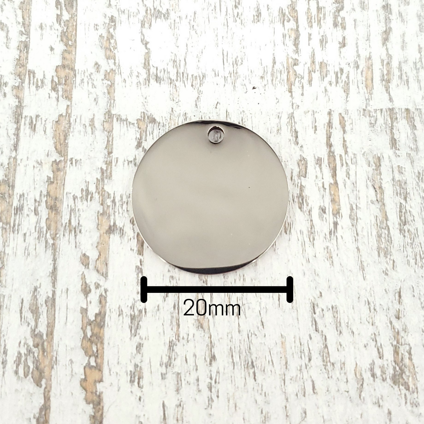 Custom Engraved Bridle Tag 20mm – Stainless Steel