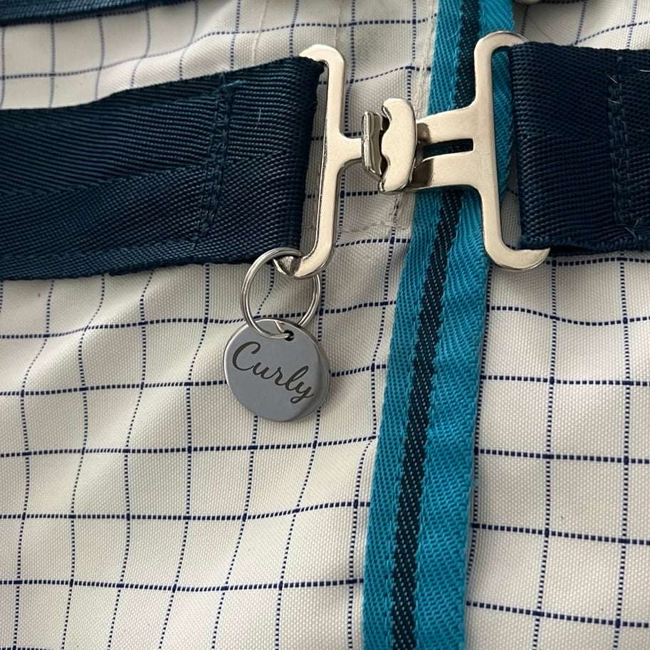 Custom Engraved Blanket Tag 25mm – Stainless Steel