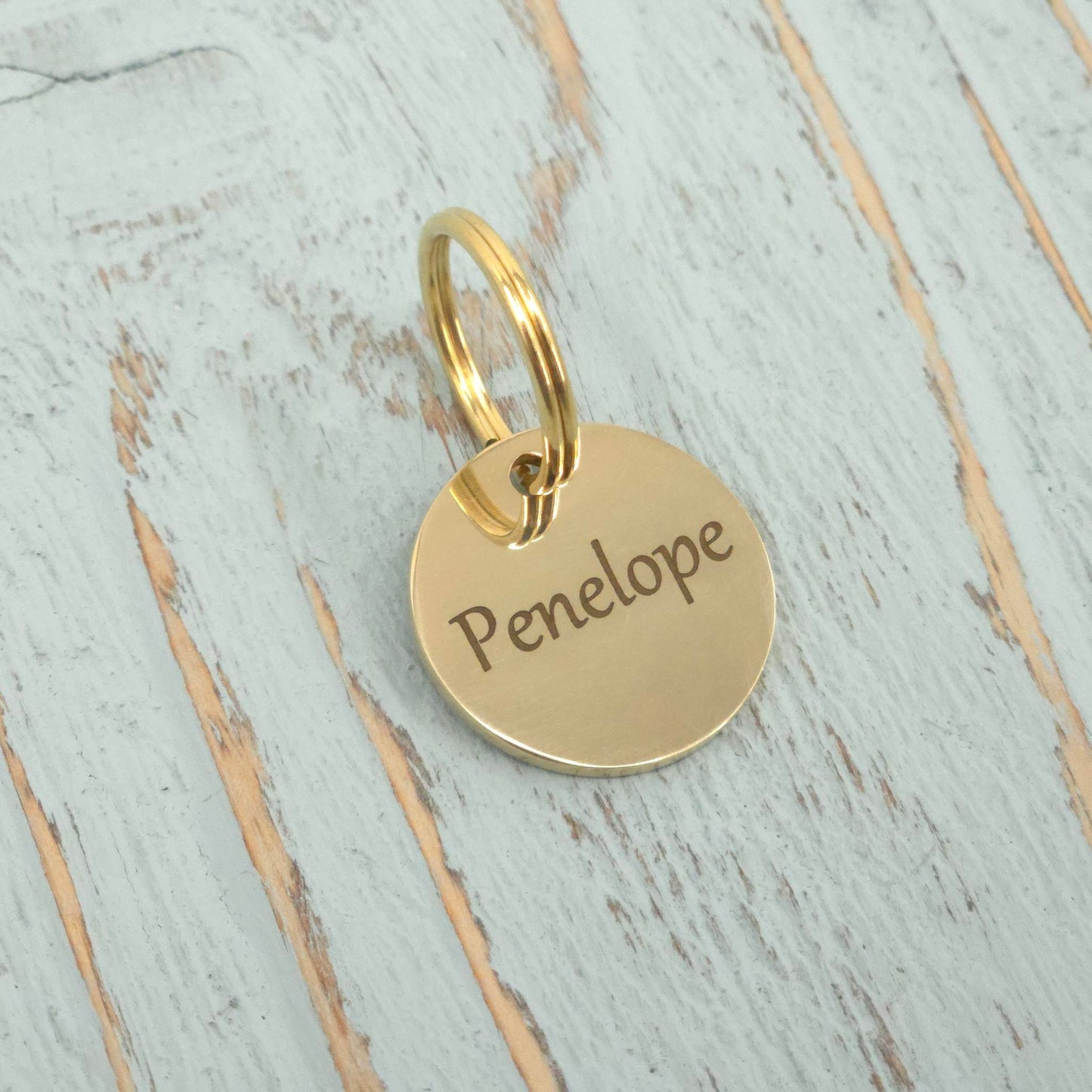 Custom Engraved Blanket Tag Oval 25mm – Brass