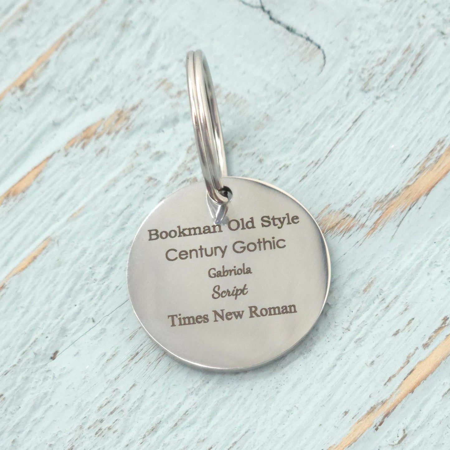 Custom Engraved Blanket Tag 25mm – Stainless Steel