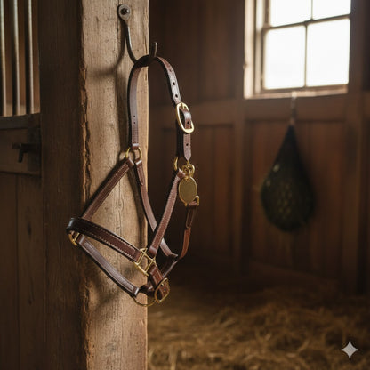 Brass Oval Horse Tack Tag - 20 x 25 mm - Custom Engraved - Bridle | Blanket | Halter