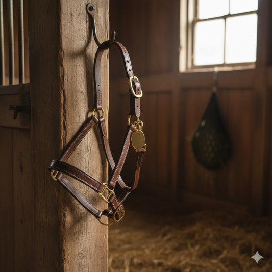 Brass Oval Horse Tack Tag - 20 x 25 mm - Custom Engraved - Bridle | Blanket | Halter